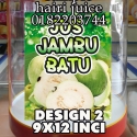 Sticker Jus Jambu Batu design 2