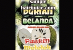 Sticker Balang Jus Durian Belanda