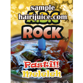 Sticker Air Balang ABC Rock Kalis Air ( 9 x 12 inci )